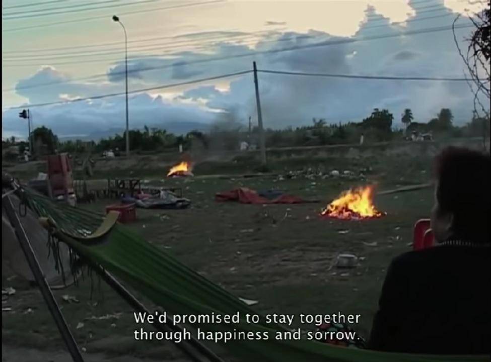 Một cảnh trong phim <a href="https://www.youtube.com/watch?v=hvFcECmsyxg">Chuyến đi cuối cùng của chị Phụng</a>