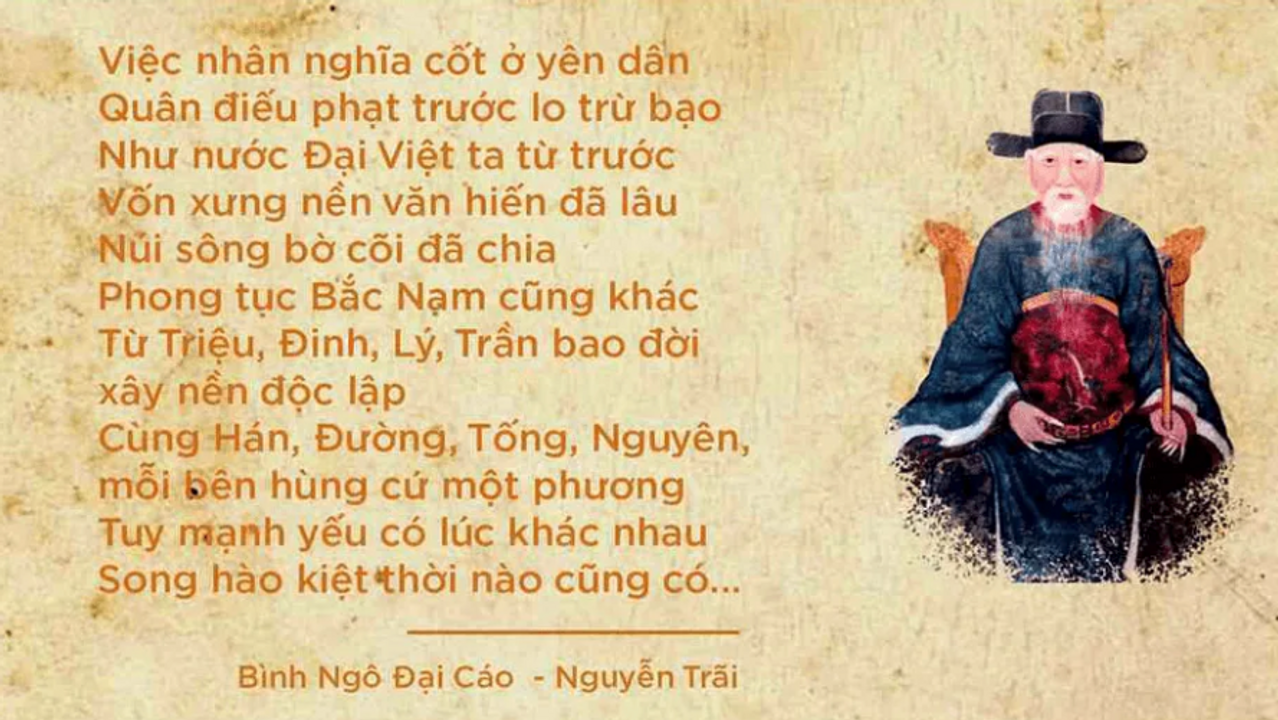 Mượn đoạn "Từng nghe" của Bình Ngô Đại Cáo để tri ân NGÀI.