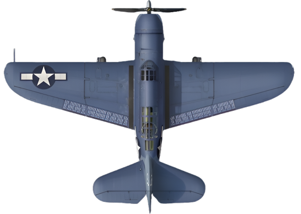 Chiếc SB2C-3 của VB-18 này bị hư hỏng bánh lái trong cuộc tấn công của Không đoàn tàu sân bay 18 nhằm vào Musashi vào ngày 25 tháng 10 năm 1944. Phi đội ném bom số 18 mất 5 chiếc Helldiver trong quá trình tác chiến dẫn đến việc đánh chìm siêu thiết giáp hạm. Mặc dù chỉ được biên chế trên tàu USS Intrepid (CV-11) từ tháng 9 đến tháng 11 năm 1944, VB-18 đã tham gia rất nhiều trận chiến. Tất cả máy bay thuộc Không đoàn tàu sân bay 18 đều mang dấu thập trắng ở đầu ổn định thẳng đứng. 