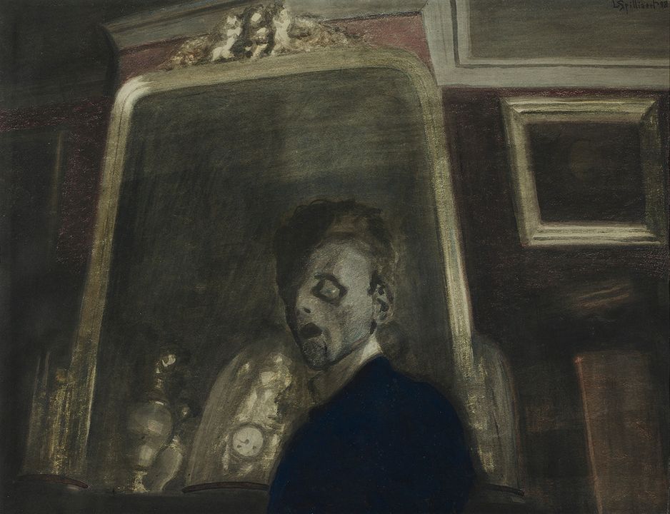 Self-Portrait before a Mirror, 1908.