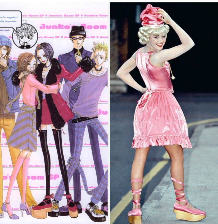 <i>Rocking Horse Shoes trong phiên bản manga và ngoài đời</i>