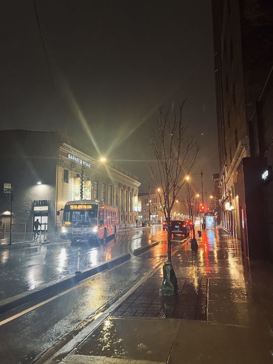 Đợt mình đi Chicago đón đợt mưa lớn nhất vài năm trở lại đây.