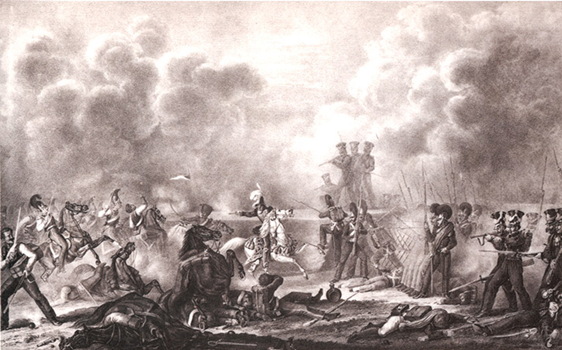 <i>Murat bị kỵ binh Nga truy sát</i>