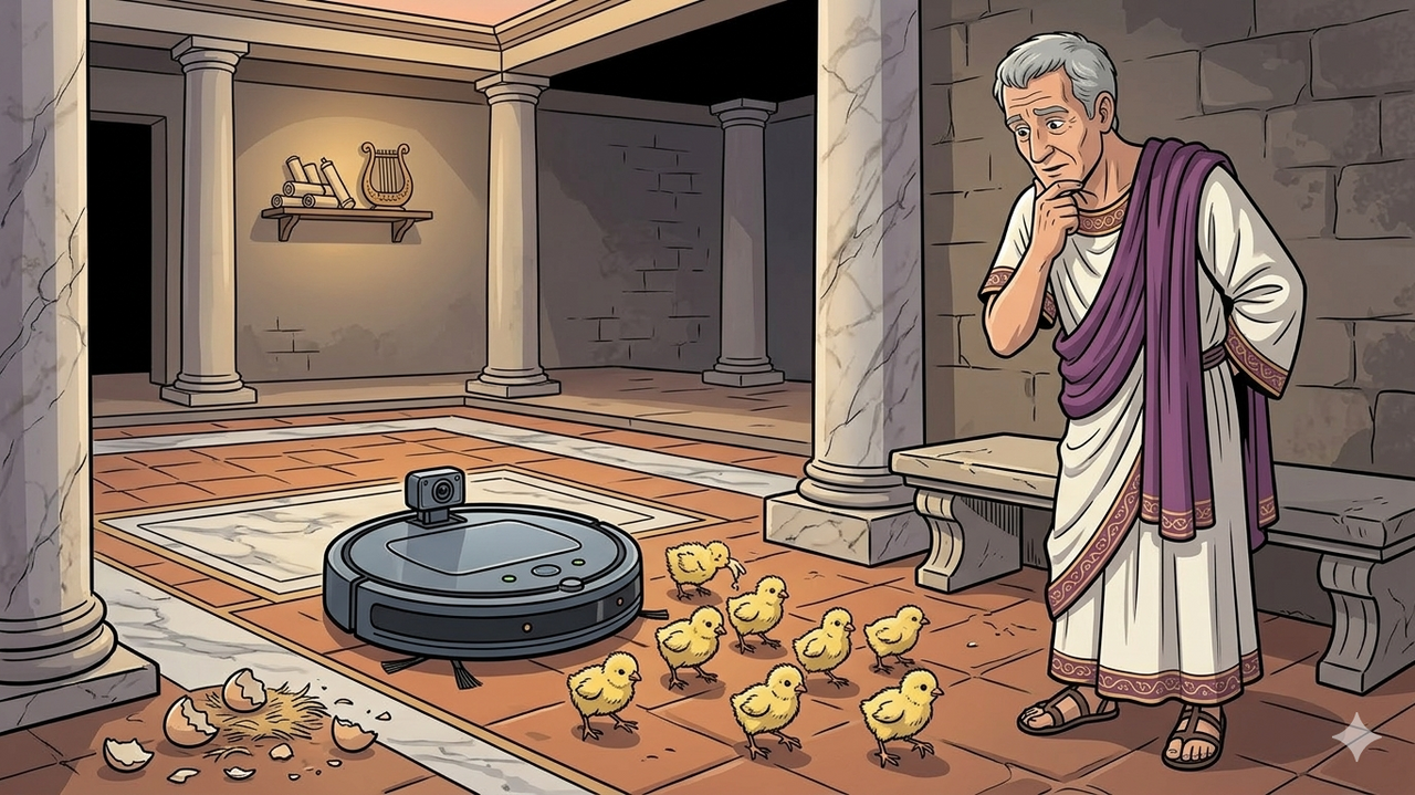 Suy nghĩ của bầy gà đủ sức thay đổi quỹ đạo của robot được lập trình sẵn