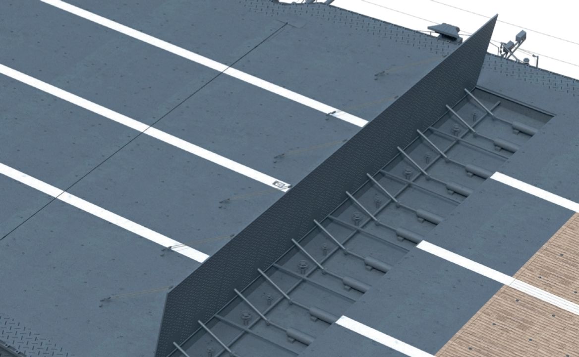 Kính chắn gió trên sàn bay.