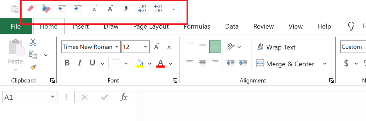 Quick Access Toolbar