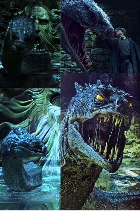Basilisk (Tử Xà) trong Harry Potter và Phòng chứa Bí mật là một con rắn khổng lồ, màu xanh lục sáng, dài hơn 15 mét (khoảng 50 feet)