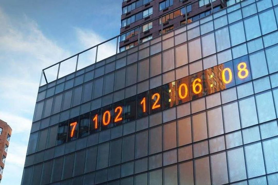 Artists Transform Famed NYC Metronome Into a Countdown Clock to Climate Disaster