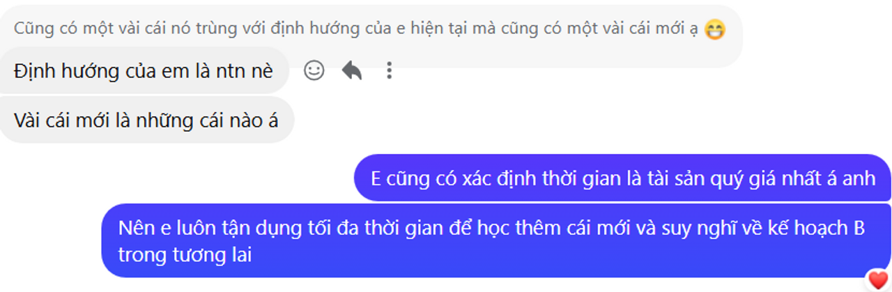 Những lúc duy nhất mình không seen và reply bằng 1 câu =)))