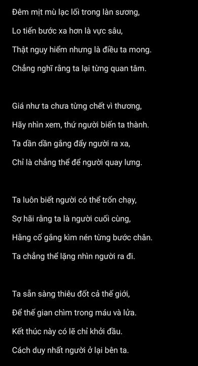 Tình yêu là địa ngục (trích) - Sora Capulet