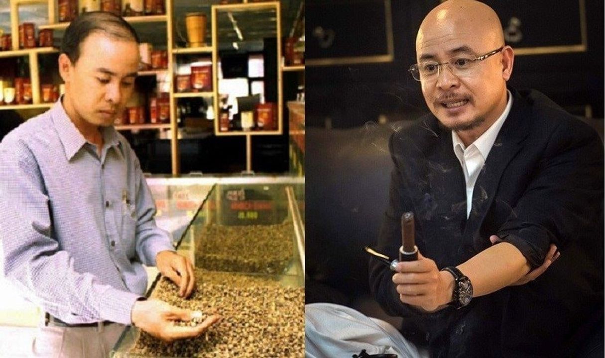 Ông Đặng Lê Nguyên Vũ thời trẻ và hiện tại