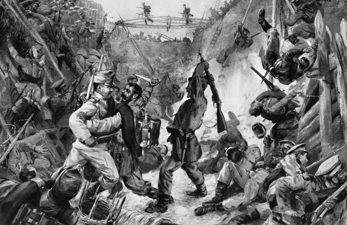 Tranh minh họa cuộc vây hãm Przemyśl