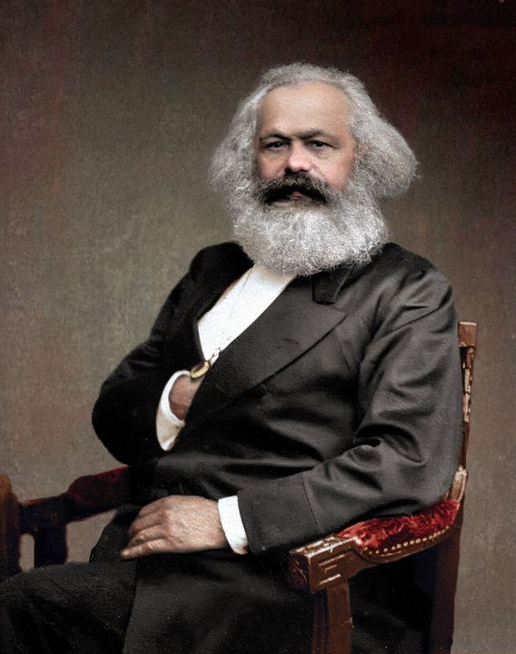Karl Marx (1818-1883) - Ảnh: John Jabez Edwin Mayall, 1975