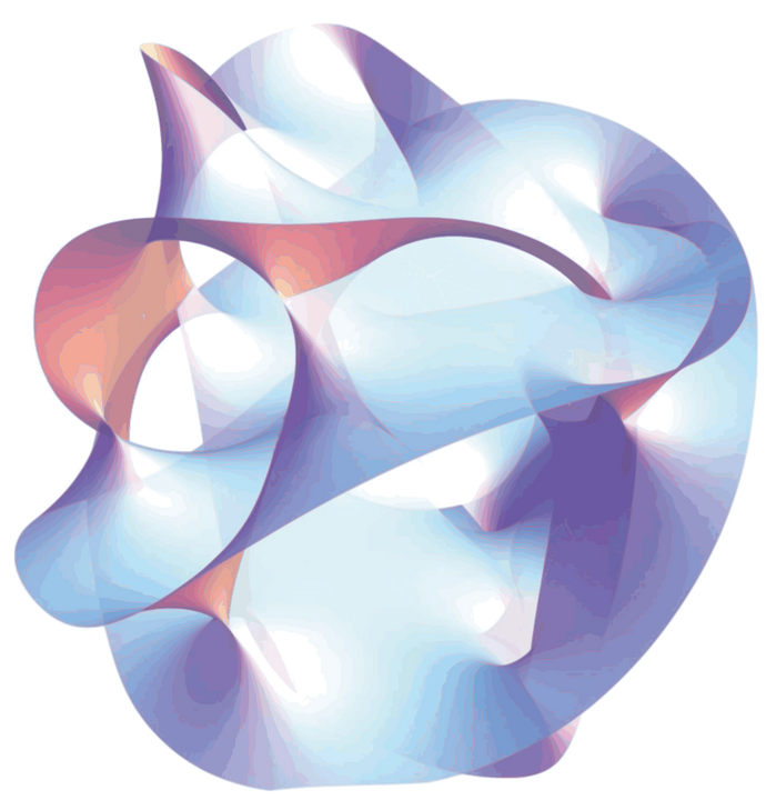 Một ví dụ cho thuyết vũ trụ mảng (brane cosmology). Nguồn: Wikipedia