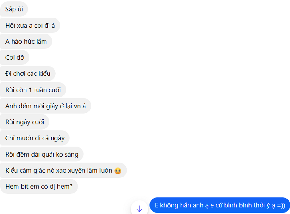 Mình không có cùng tư tưởng thì sao ạ =))))