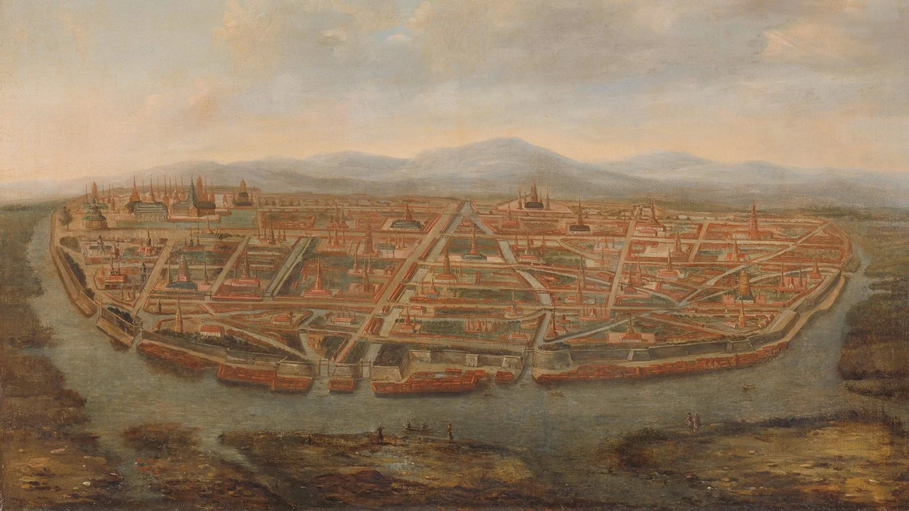 Quang cảnh kinh đô Ayutthaya.