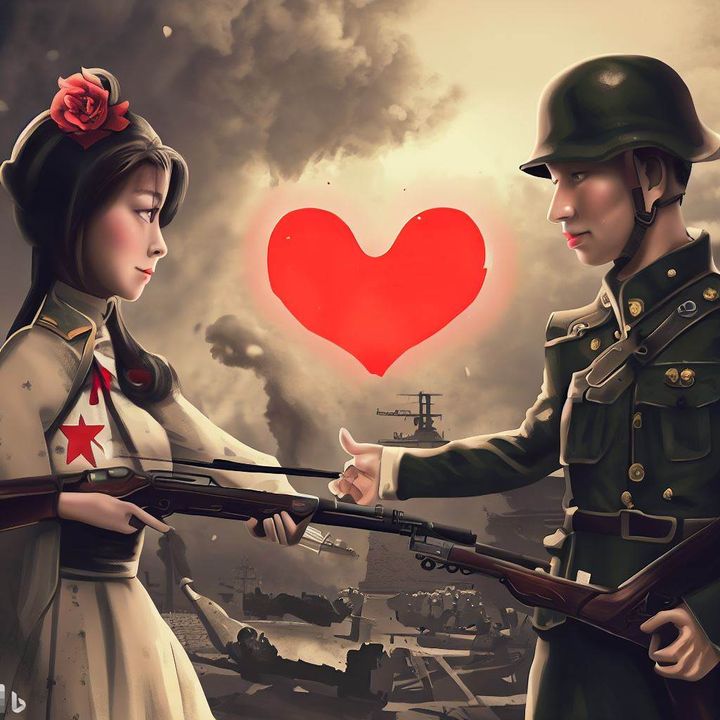 war between China and Taiwan in 2027 and love story between Taiwan man and Guangzhou woman