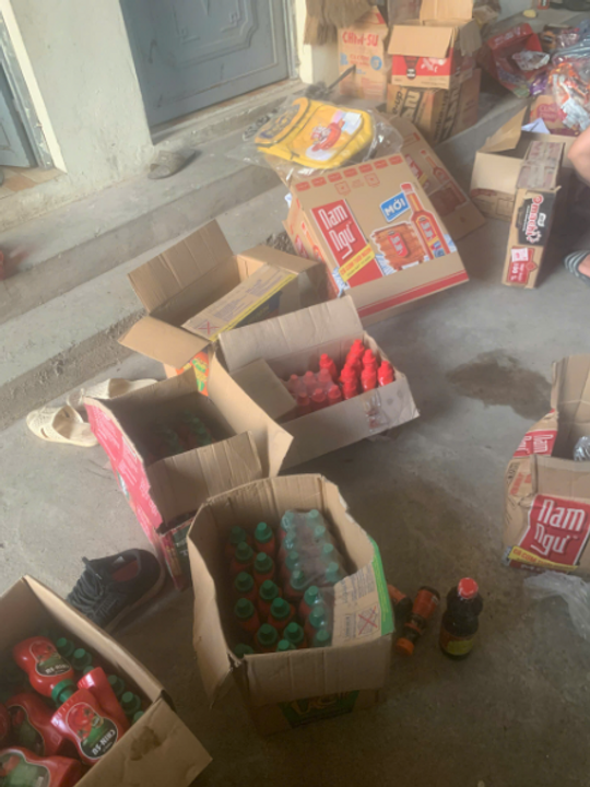 Đống sản phẩm, hàng hóa của Masan mà Lập béo đã không biết để từ bao giờ.