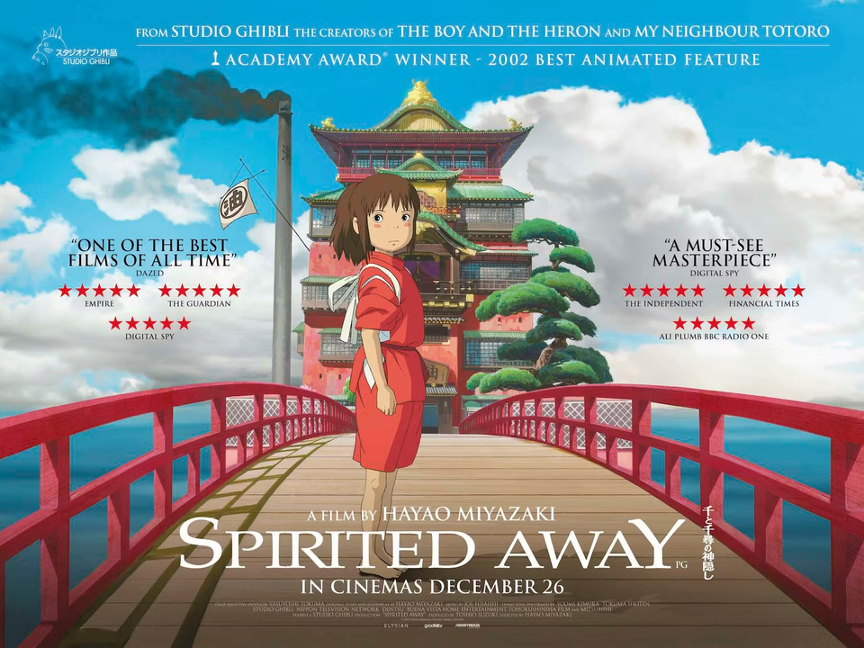 Spiried Away của Hayao Miyazaki