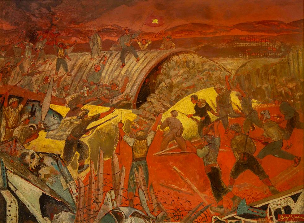 Tranh trận Điện Biện Phủ ( năm 2002 )