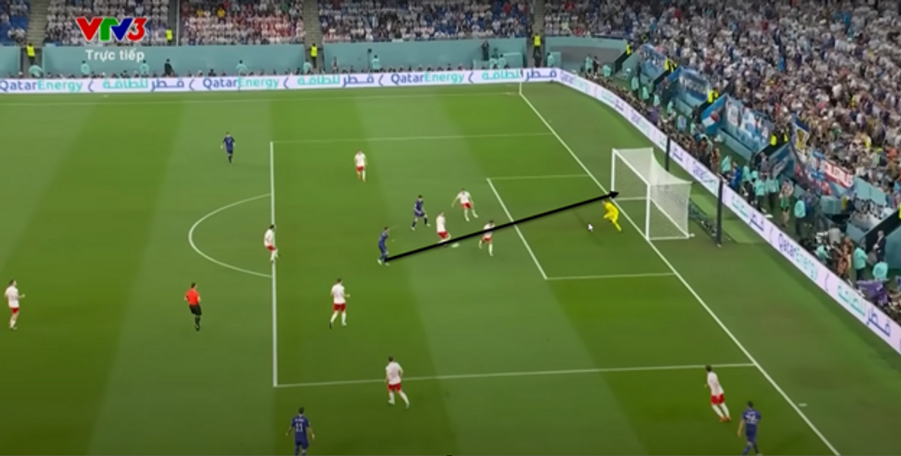 Nhận cú cut back của Molina và 1 chạm ghi bàn