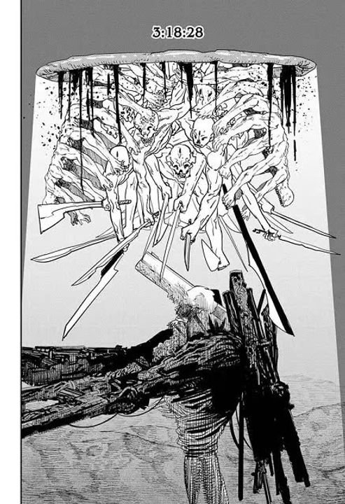 Quỷ súng thảm bại dưới tay Makima 