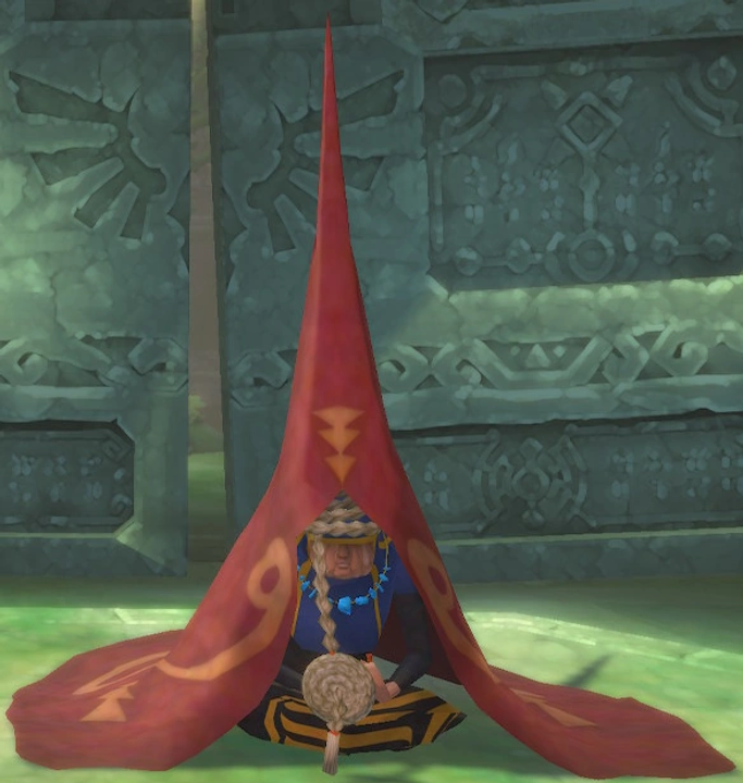 Bà lão canh giữ vùng phong ấn