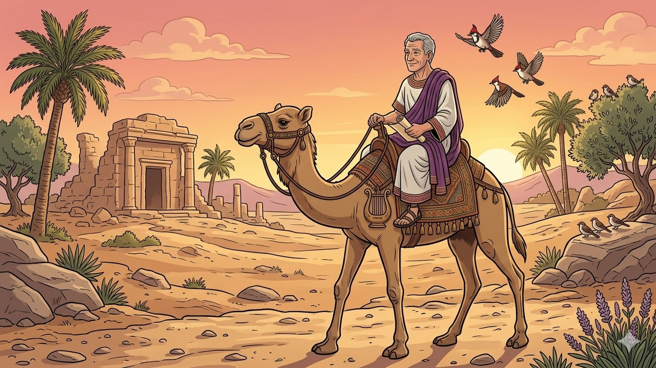 Bạn có thể giác ngọ lúc đang cưỡi lạc đà