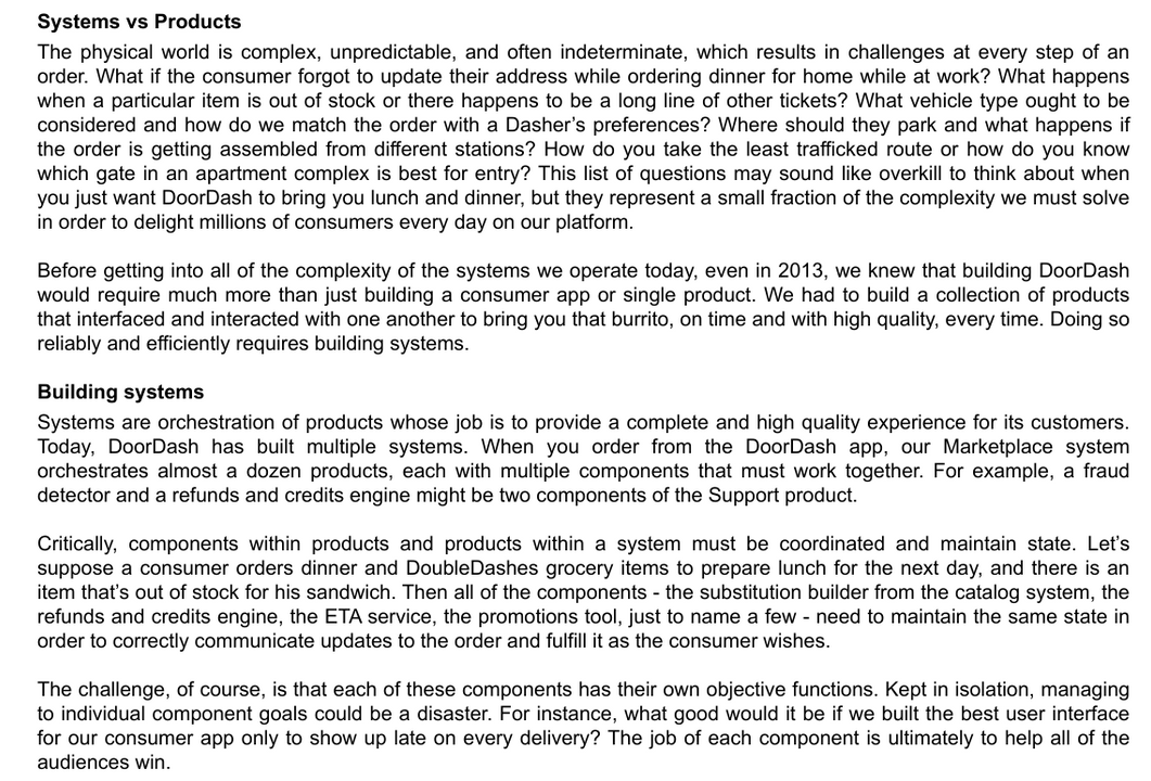 Trích đoạn lá thư CEO DoorDash gửi cho cổ đông, tháng 2/2026