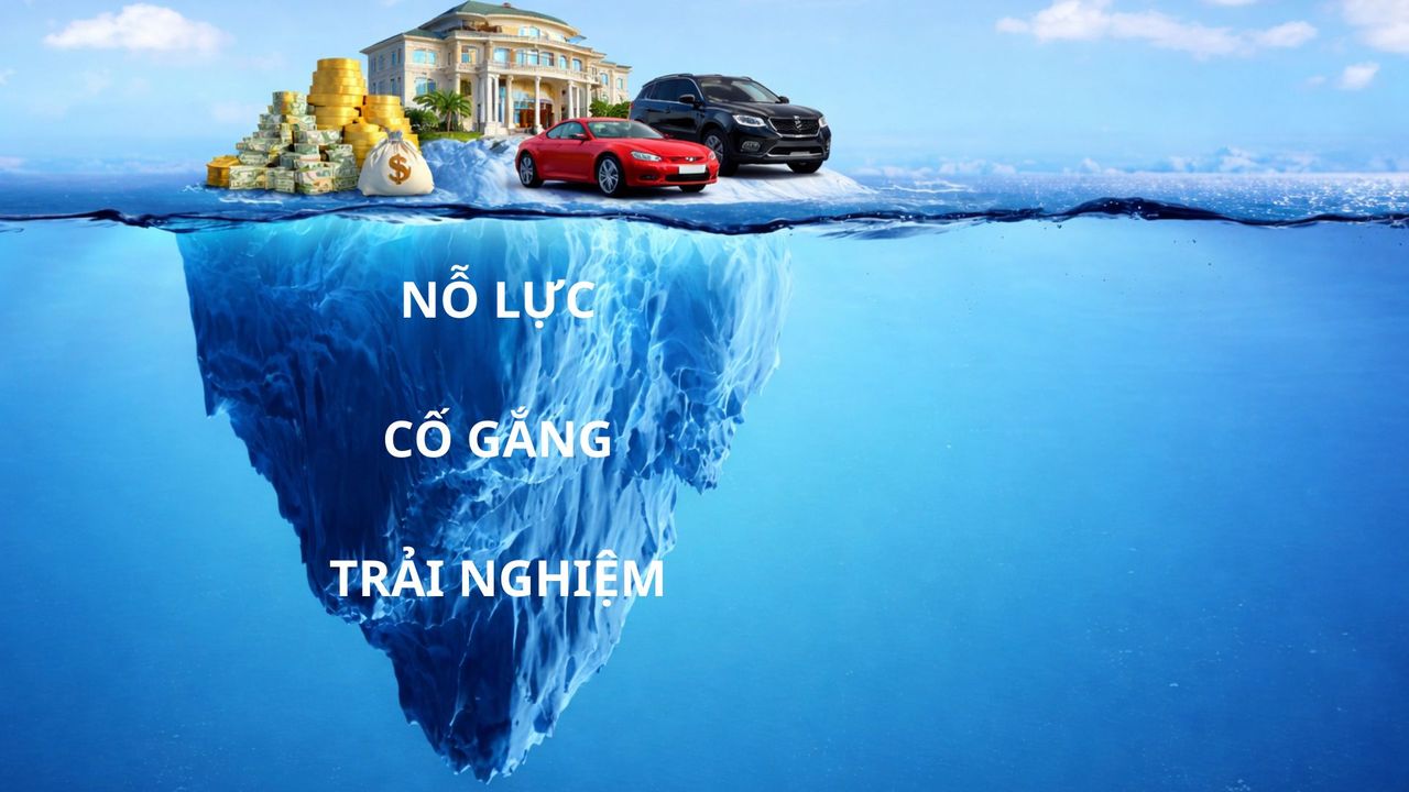 Những thứ chúng ta thấy đôi khi chỉ là bề nổi của tảng băng chìm