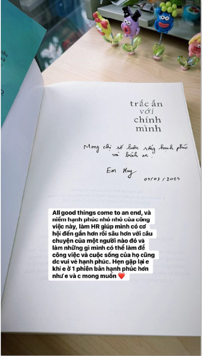 Một vài món quà nhỏ nhưng mình rất trân trọng trong hành trình làm nghề