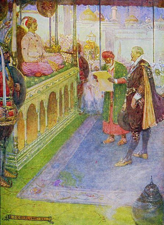 Thomas Roe diện kiến vua Jahangir.