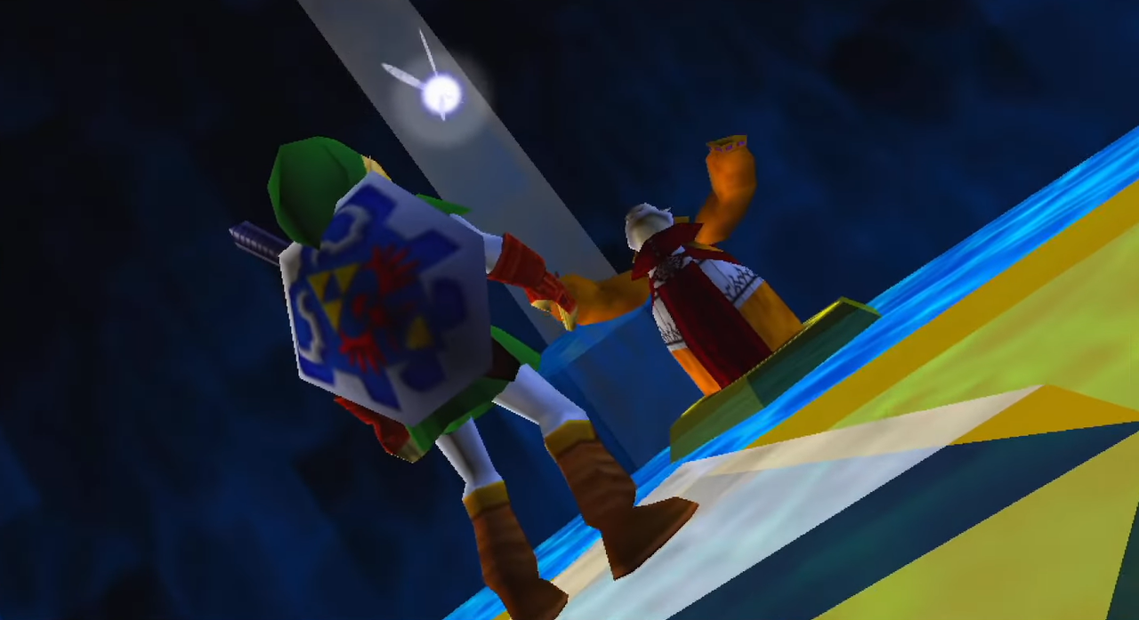 Link và Hiền nhân ánh sáng Rauru