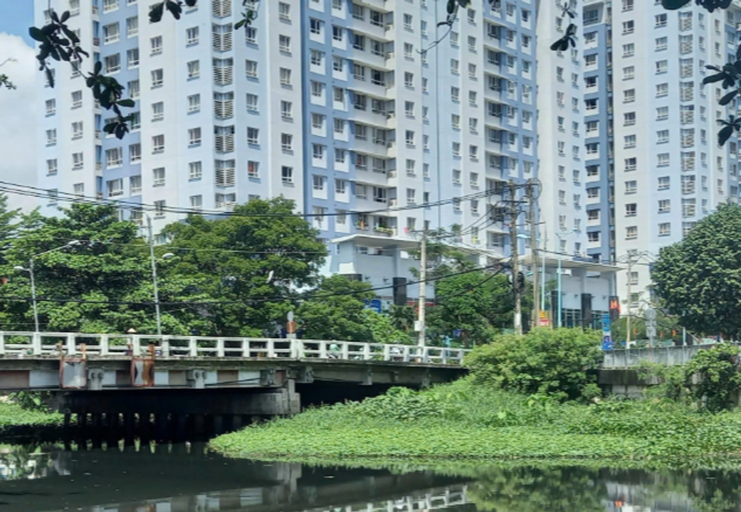 Rạch Cầu Sơn - nơi xảy ra vụ việc . Ảnh : Google