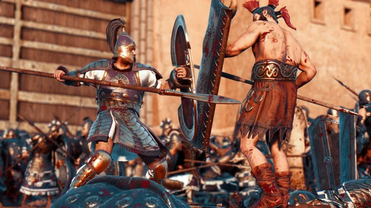 Hector đấu Đại Ajax - game Total War: Troy