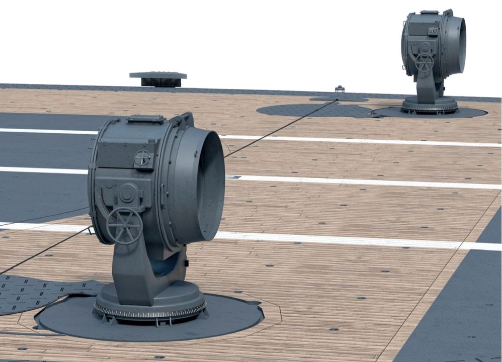 Các đèn pha tìm kiếm 110cm.