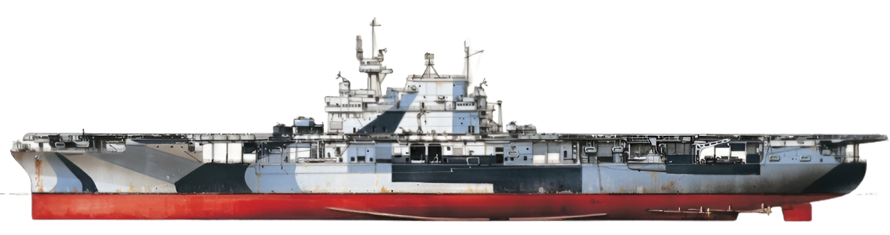 USS Enterprise (CV-6 ) là tàu sân bay thuộc lớp Yorktown và là một trong số ba tàu sân bay Mỹ được đưa vào hoạt động trước Thế Chiến II sống sót qua cuộc chiến (hai chiếc kia là Saratoga (CV-3) và Ranger (CV-4)). Tuy không thể mang theo nhiều máy bay như tàu lớp Essex, nhưng nó vẫn chiến đấu cùng Lực lượng Tàu sân bay tốc độ cao cho đến hết chiến tranh. Vào thời điểm con tàu tham gia trận Leyte và góp phần đánh chìm Musashi, con tàu mang theo Không đoàn số 20 (93 máy bay), trong đó bao gồm 34 máy bay SB2C-3 và 19 máy bay TBM-1C.