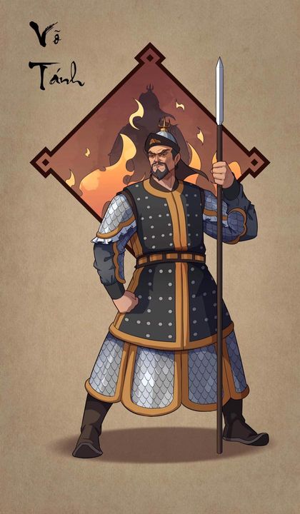 Hoài Quốc công Võ Tánh, tranh: Đại Việt kỳ nhân