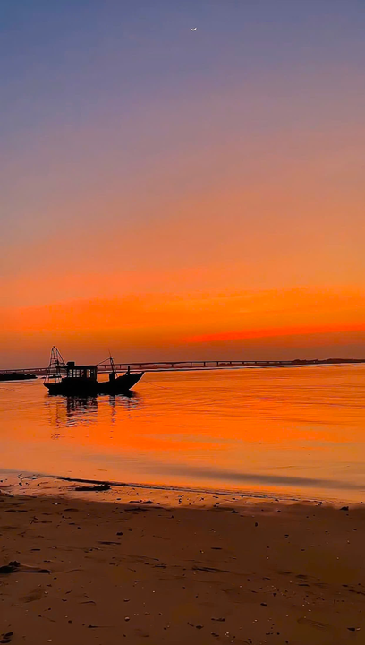 <i>Hoàng hôn biển quê cũng rất tuyệt vời </i>