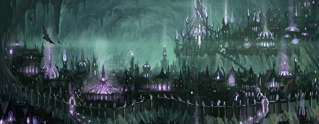 Menzoberranzan - một trong những thành phố của Underdark