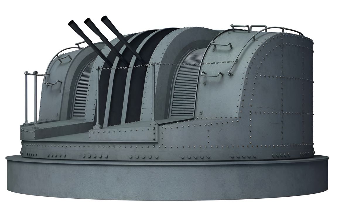 Tháp pháo 25 mm Type 96 được bọc giáp kín hoàn toàn.