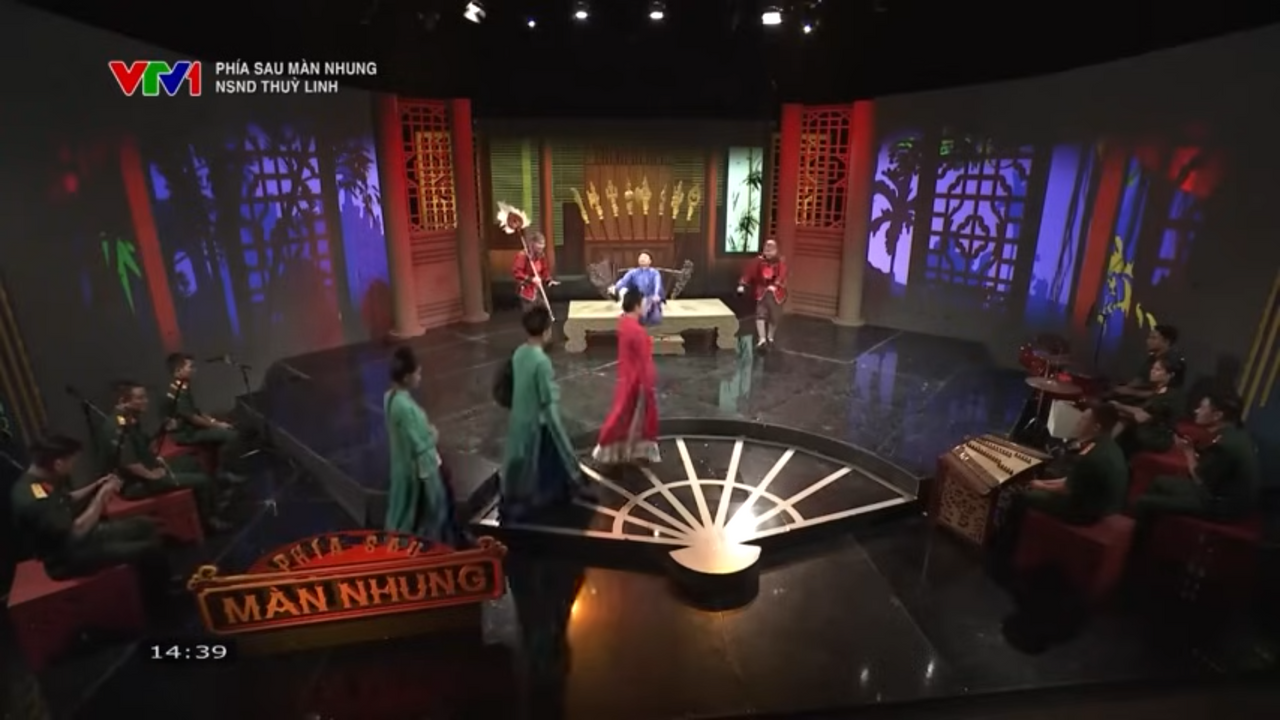 Đoàn buôn xuất hiện - Nguồn : VTV