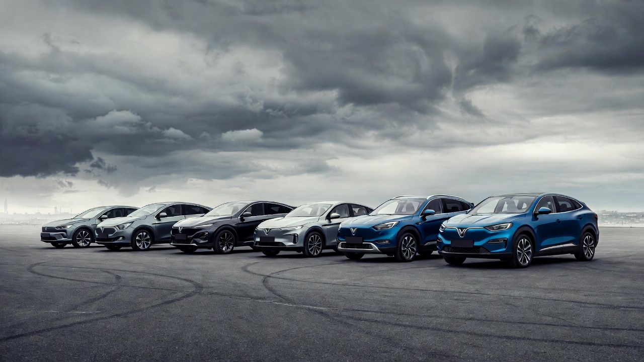      <i>      Ảnh minh họa : Một số dòng xe Vinfast</i>