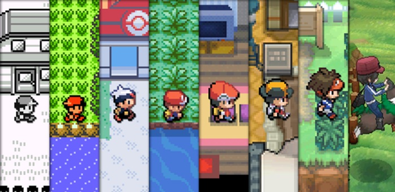 Các thế hệ game Pokémon từ Gen 1 đến Gen 8