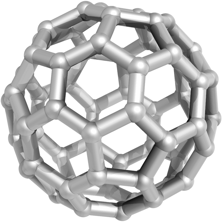 Buckminsterfullerene—Fullerne-C60. Nguồn: https://polimerbio.com