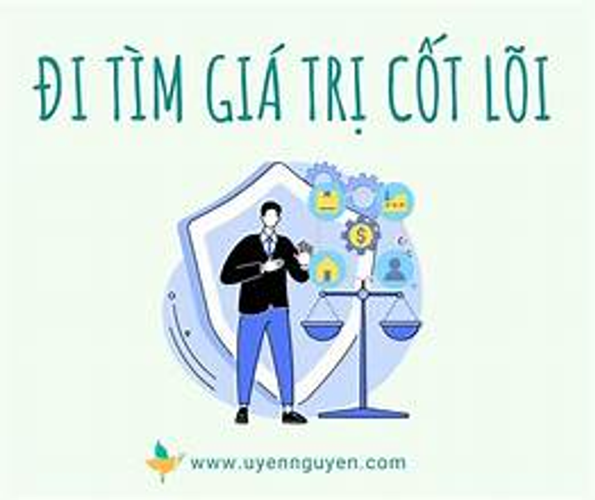 Giá trị của bạn là gì ?