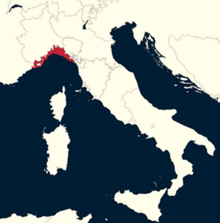bản đồ Linguria
