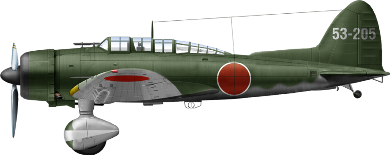 Chiếc D3A2 "Val" của Hikotai 553, vào tháng 4 năm 1944.