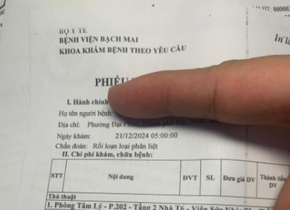 Kết quả khám và các hồ sơ bệnh án khác.