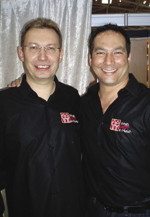 Nhóm What's Hot in Munich: Gerhard Wagner và Bryan Swoboda.